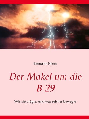 cover image of Der Makel um die B 29